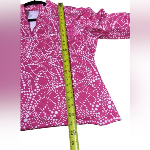 Gottex Women's Pink performance top,3/4 zip,mesh,gorpcore, Athleisure,athletic - Picture 7 of 13